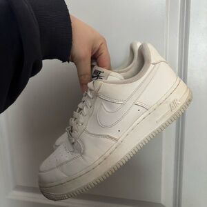 Nike Women’s 7 Leather Air Force 1 Low Triple White Sneakers